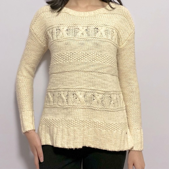 American Eagle wool blend chunky knit sweater XS - Picture 1 of 4